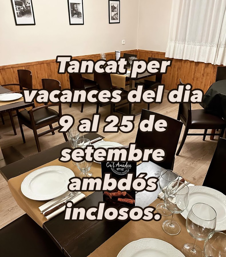Restaurant Ca L'Amadeu by germans romero